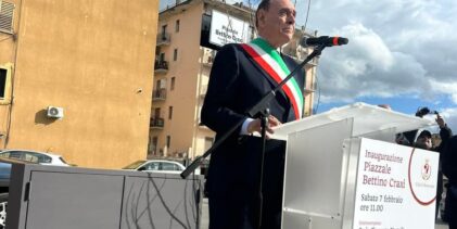 Benevento ha un nuovo piazzale, quello di Bettino Craxy