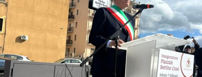 Benevento ha un nuovo piazzale, quello di Bettino Craxy