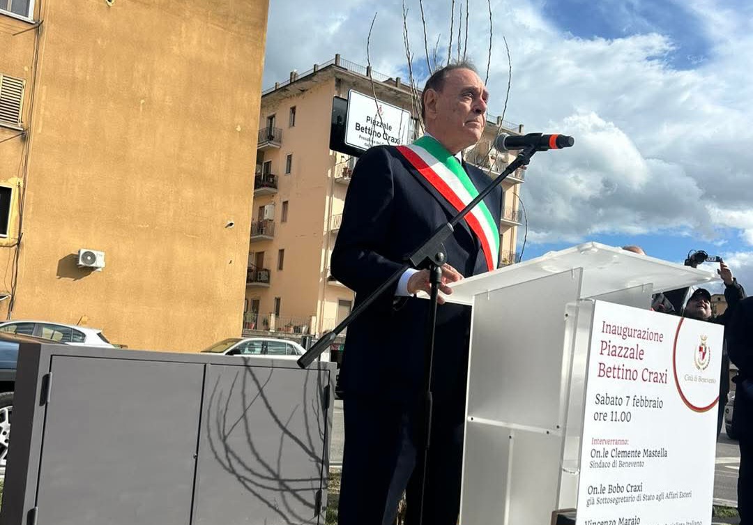 Benevento ha un nuovo piazzale, quello di Bettino Craxy