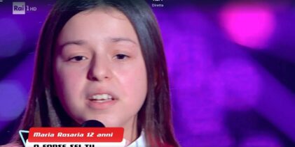 Maria Rosaria Rondina, la giovane stella di Benevento, è in finale a The Voice Kids