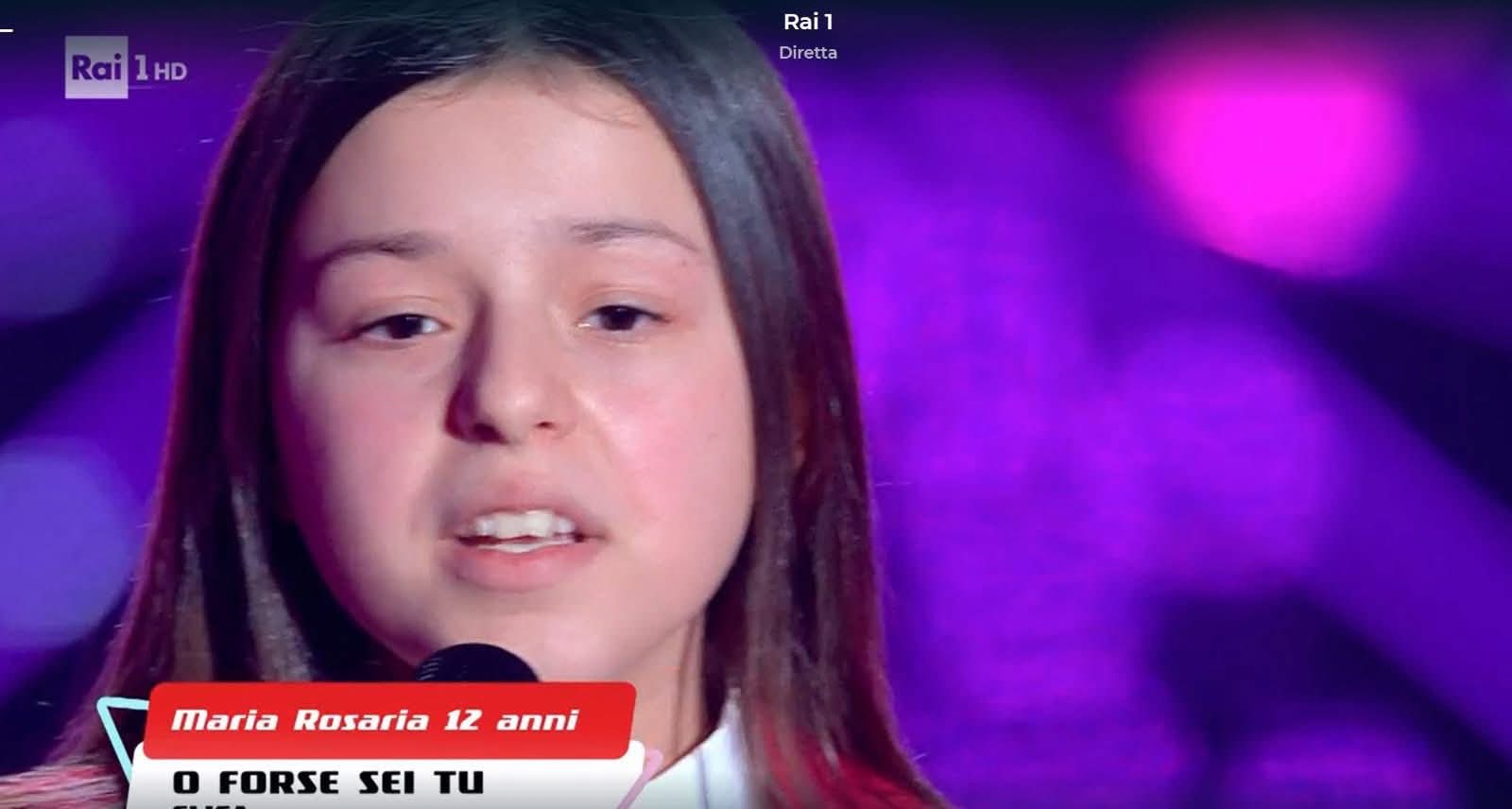 Maria Rosaria Rondina, la giovane stella di Benevento, è in finale a The Voice Kids