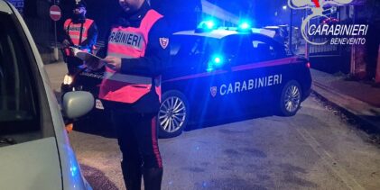 Val Fortore, lotta alla droga. Prevenzione dei reati predatori e controlli in strada dei Carabinieri
