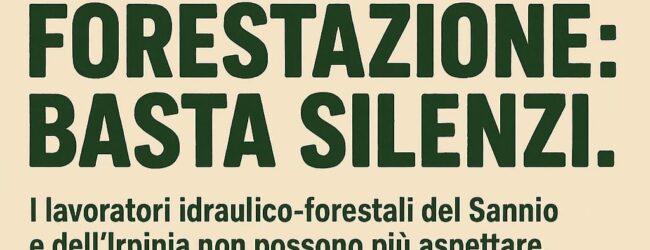 Vertenza forestali: superare lo stallo dei fondi, sbloccare gli stipendi e programmare il futuro con risorse strutturali