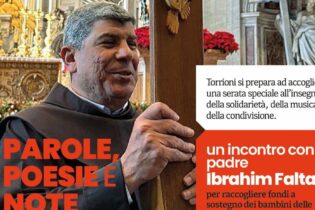 Torrioni accoglie Padre Ibrahim Faltas: “Parole, poesie e note” per sostenere i bambini della Terra Santa