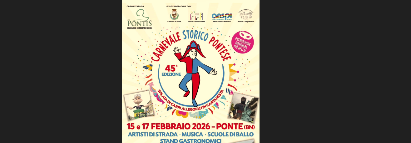 A Ponte torna il Carnevale Storico che taglia la 45° edizione