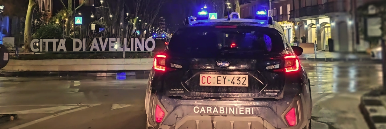 I Carabinieri intensificano i controlli nel capoluogo irpino e nell’hinterland con l’ausilio di unità speciali