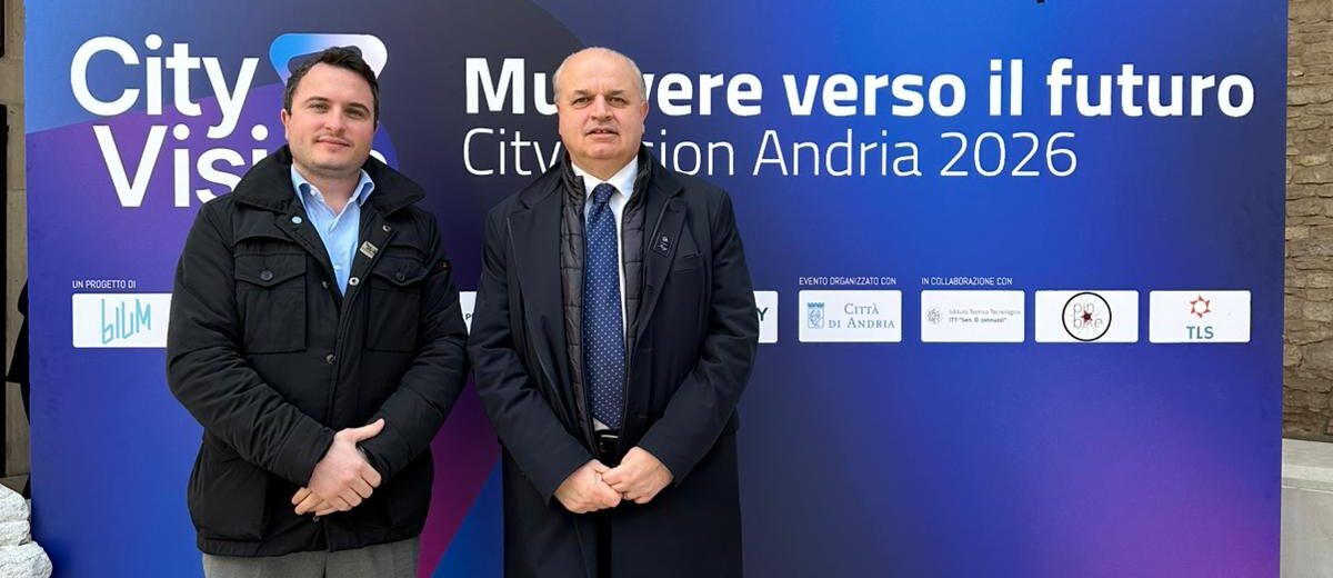 City Vision, l’assessore Pasquariello ad Andria per il progetto innovativo sulla sicurezza delle strade