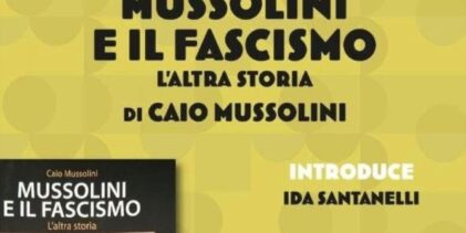 Caio Mussolini a Benevento per presentare il libro “Mussolini e il Fascismo. L’altra storia”