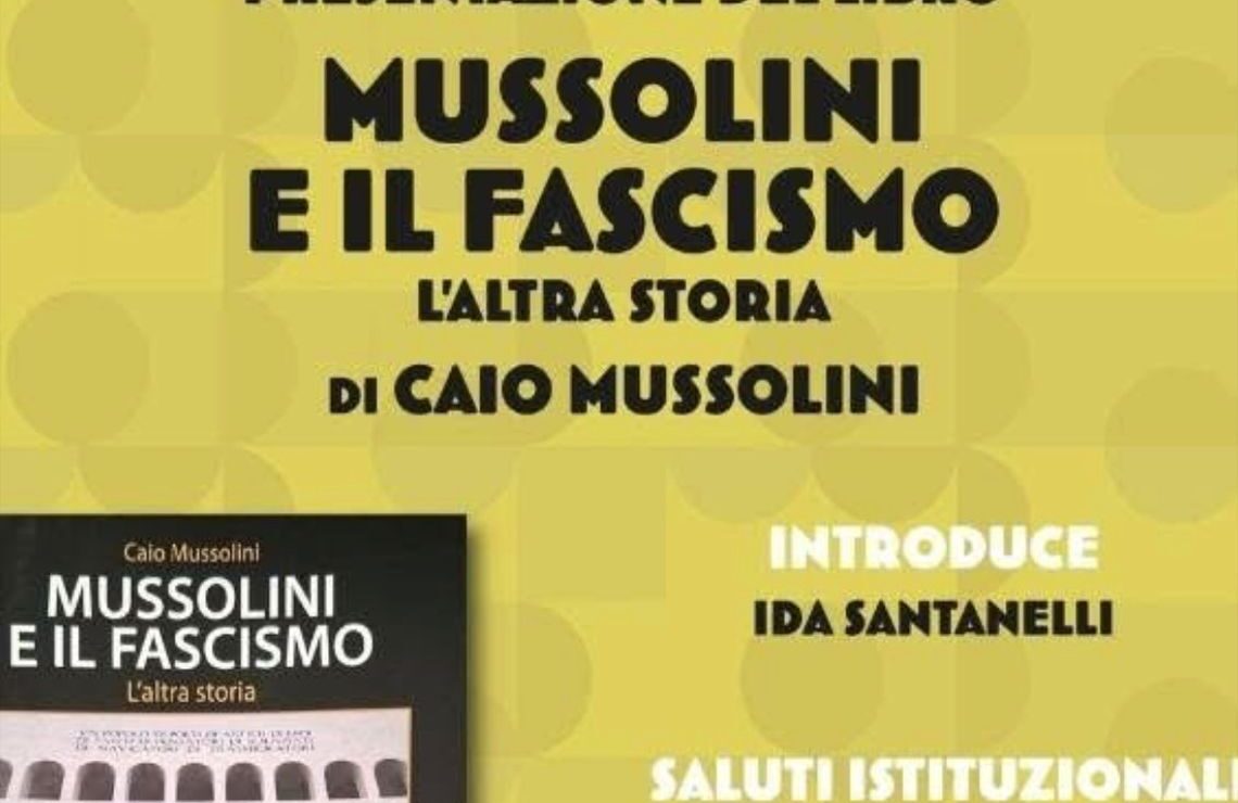 Caio Mussolini a Benevento per presentare il libro “Mussolini e il Fascismo. L’altra storia”