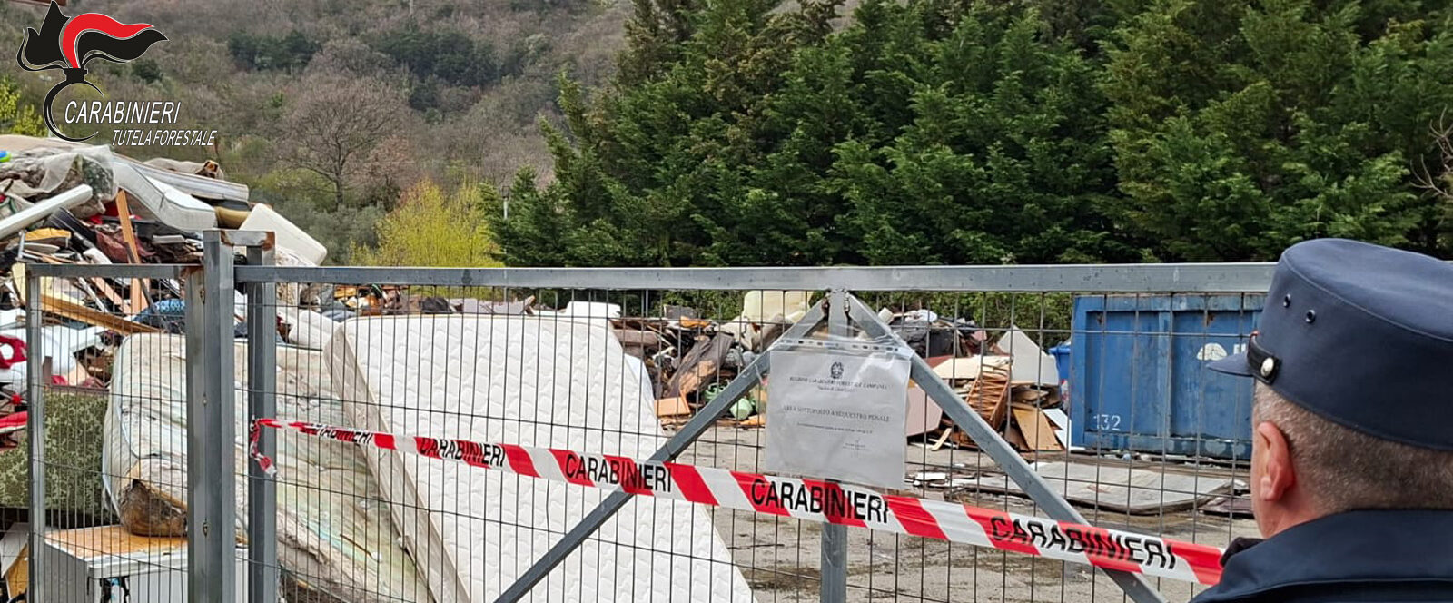 Calabritto, sequestrata un azienda per gestione illecita di rifiuti