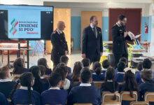 Solofra, iniziativa artistica Colorando: Carabinieri e alunni delle scuole primarie insieme per la Legalità