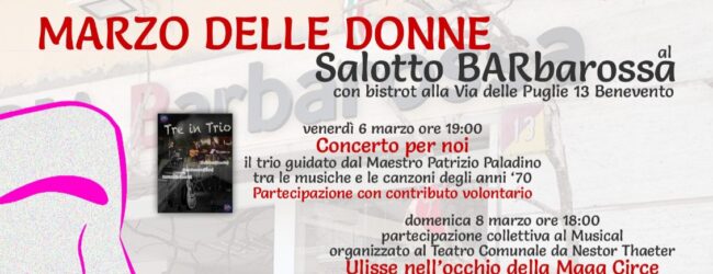 Culture e Letture Aps, a Benevento al via il “Marzo delle Donne”