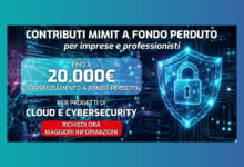 Digitalizzazione e sicurezza informatica: fino a 20mila euro a fondo perduto per imprese e professionisti