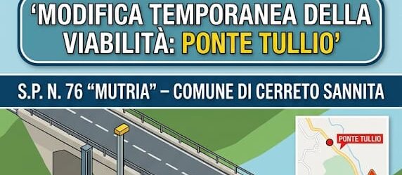 Al via i lavori sul Ponte Tullio (SP 76), un successo della mobilitazione civica