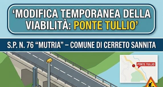 Al via i lavori sul Ponte Tullio (SP 76), un successo della mobilitazione civica