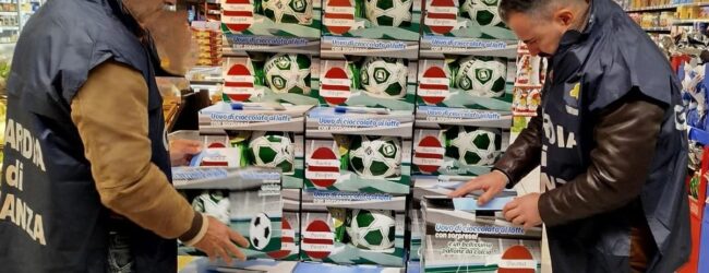 Avellino, “Wolf’s Soccerball”: sequestrate confezioni pasquali con gadget contraffatti della squadra locale
