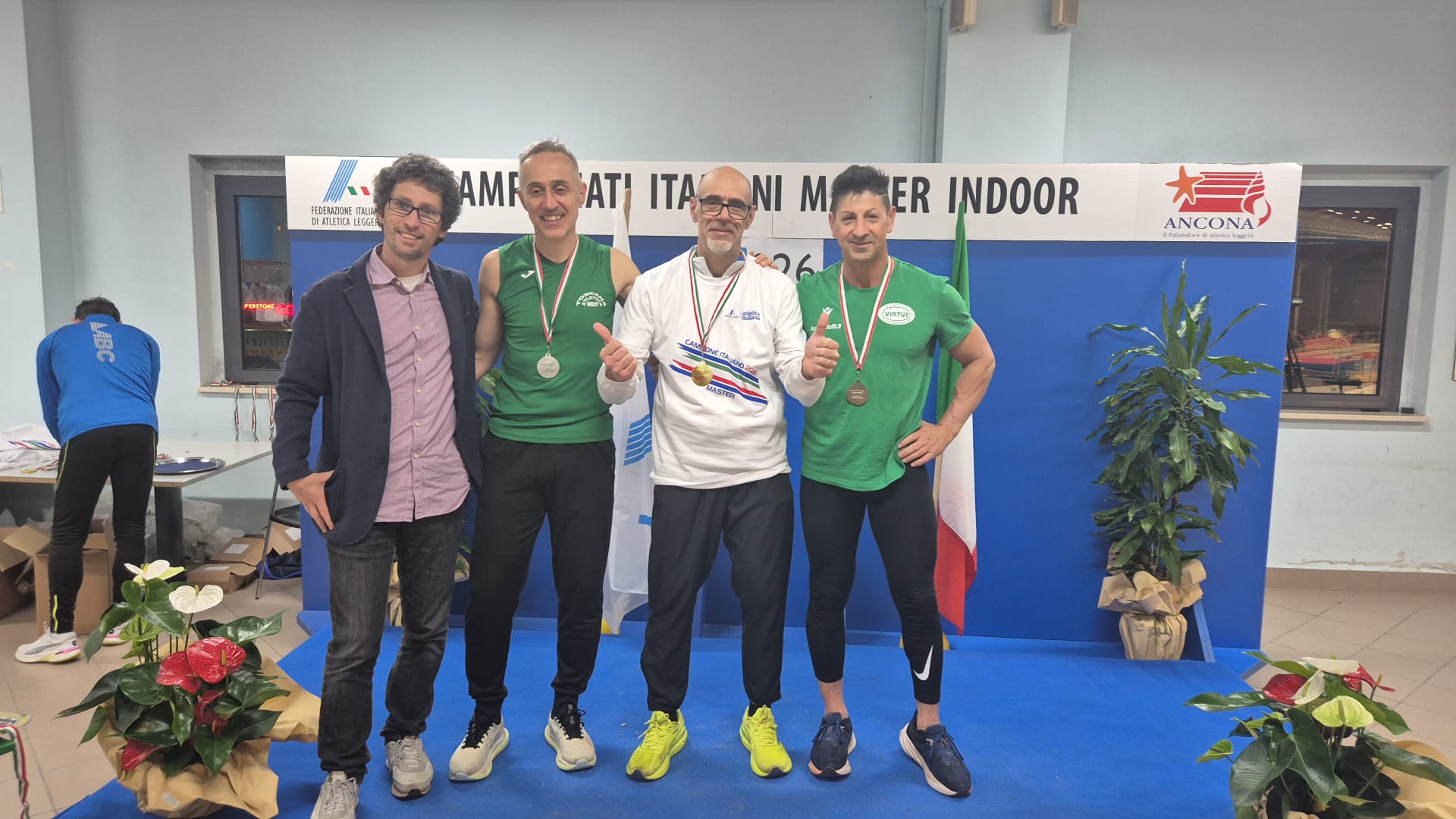 Atletica, record europeo per il sannita Massimiliano Catalano: è l’uomo più veloce d’Europa M55.