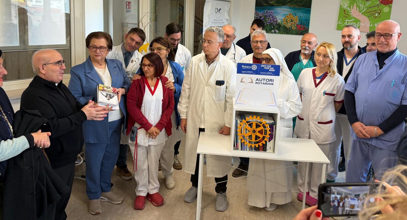 “Il Rotary in Corsia”: cultura e Solidarietà al Day Hospital Oncologico del Fatebenefratelli