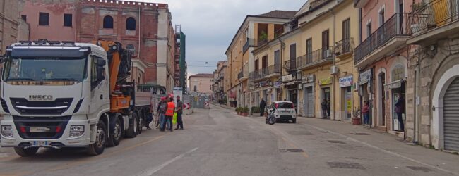 Ripristinata la circolazione parziale a Via Rummo