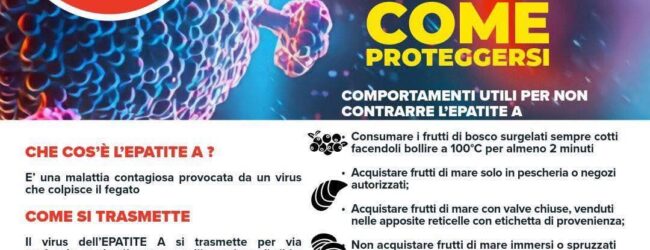 Epatite A in Campania: 133 casi in Regione