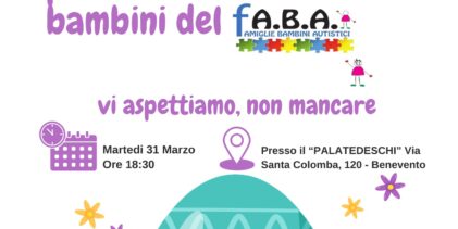 “L’Uovo del Cuore”: a Benevento la solidarietà scende in campo per i bambini dell’associazione F.A.B.A.
