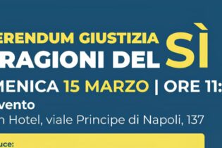 Referendum Giustizia, a Benevento il confronto pubblico “Le ragioni del Sì”