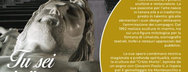 ll Santuario Sacro Cuore di Gesù, parrocchia dei padri Cappuccini di Benevento, ospita dal 21 al 28 marzo l’opera marmorea “Cristo Morto” di Gino Rispoli