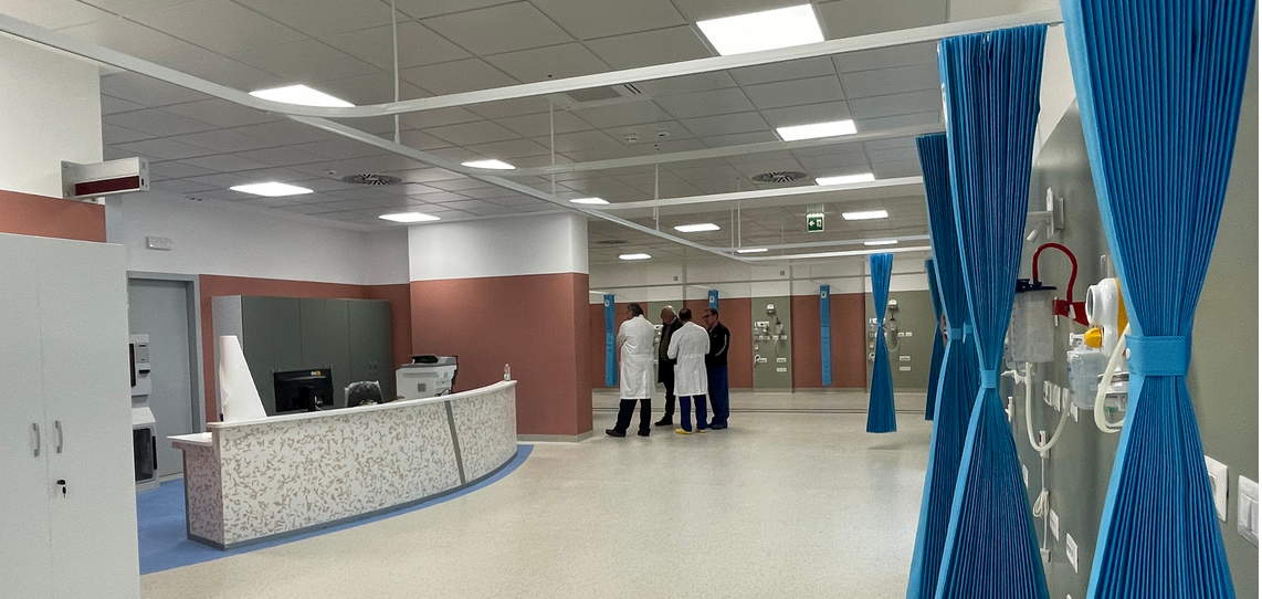 Ultimata la nuova area del Pronto soccorso della Città ospedaliera: 1.400 metri quadrati pronti per il trasferimento delle attività
