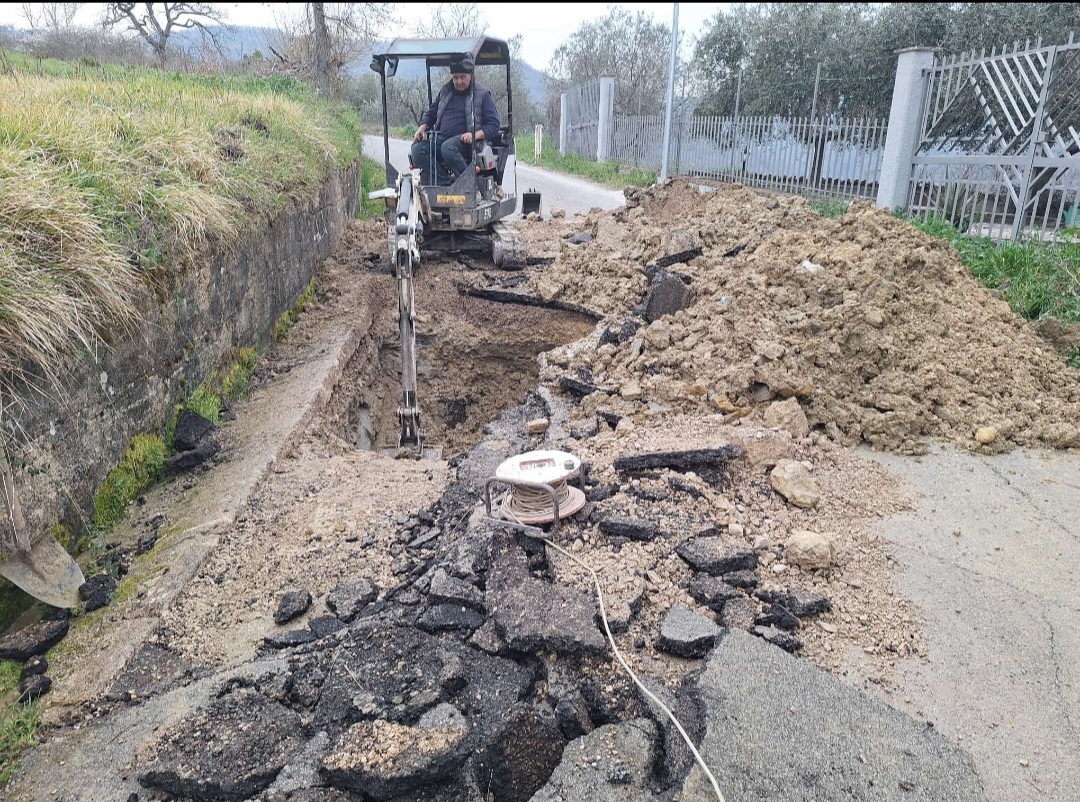 Disservizio idrico a San Giorgio del Sannio e Calvi: riparate le forature, servizio ripristinato a breve
