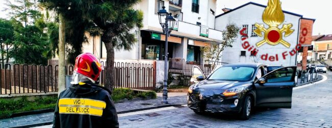 Vigili del Fuoco di Avellino: intervento a Vallata per esplosione presso sportello bancomat.