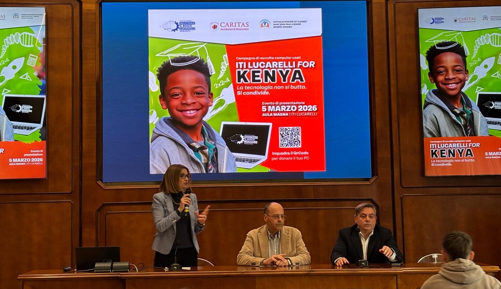 Al via la campagna solidale “ITI Lucarelli for Kenya” per la raccolta di pc ricondizionati dagli studenti