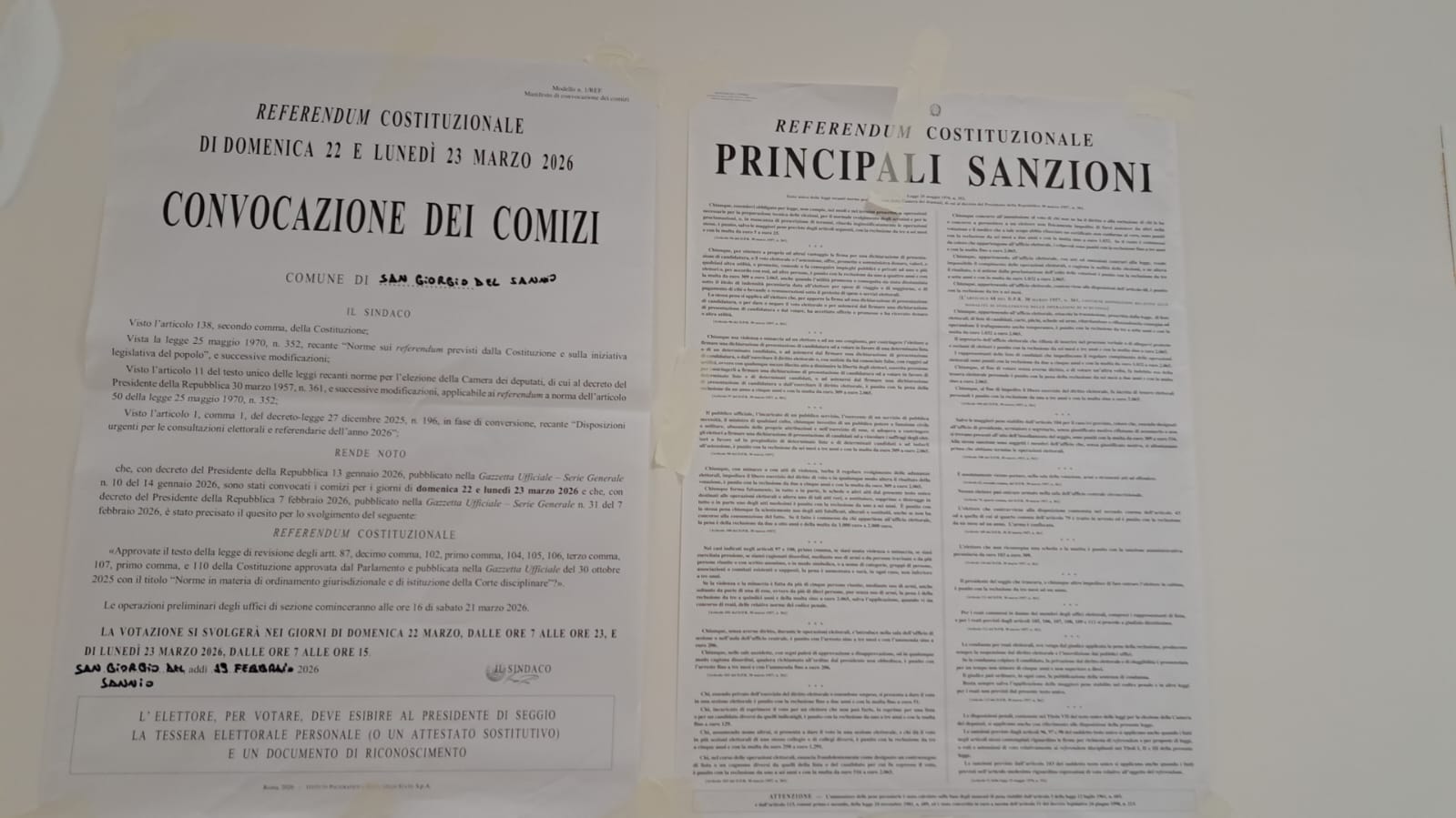 Referendum giustizia, urne chiuse: nel Sannio affluenza sopra la media, avanti il No nei primi dati