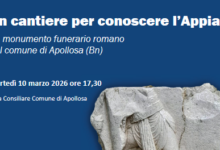 “Un cantiere per conoscere l’Appia: un monumento funerario romano nel Comune di Apollosa