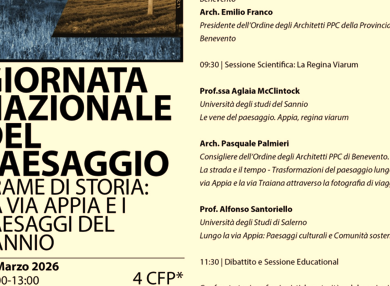 “Trame di Storia”, al Teatro Romano il convegno sulla Via Appia e i paesaggi del Sannio
