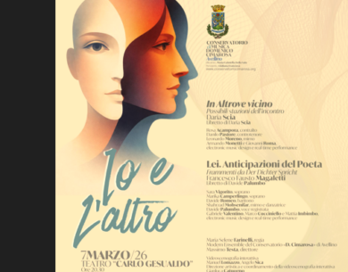 “Io e l’Altro”: al Conservatorio di Avellino Domenico Cimarosa due opere multimediali tra identità e innovazione sonora