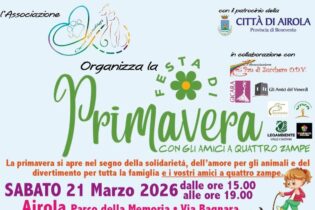 Le associazioni del territorio organizzano la l’iniziativa “Festa di Primavera con gli amici a quattro zampe”