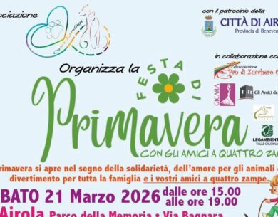 Le associazioni del territorio organizzano la l’iniziativa “Festa di Primavera con gli amici a quattro zampe”