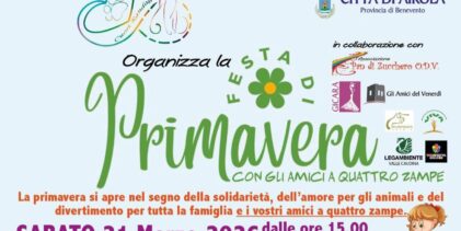 Le associazioni del territorio organizzano la l’iniziativa “Festa di Primavera con gli amici a quattro zampe”