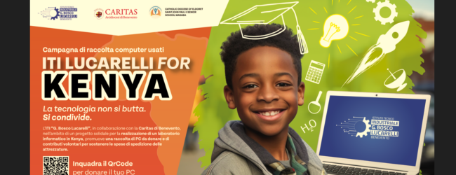 ITI “G. Bosco Lucarelli” lancia la campagna solidale “For Kenya” per un laboratorio informatico