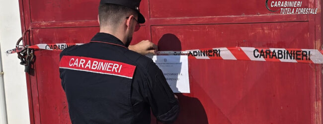 Solofra: inquinamento fiume Sarno, violazione dei sigilli, i Carabinieri denunciano un imprenditore