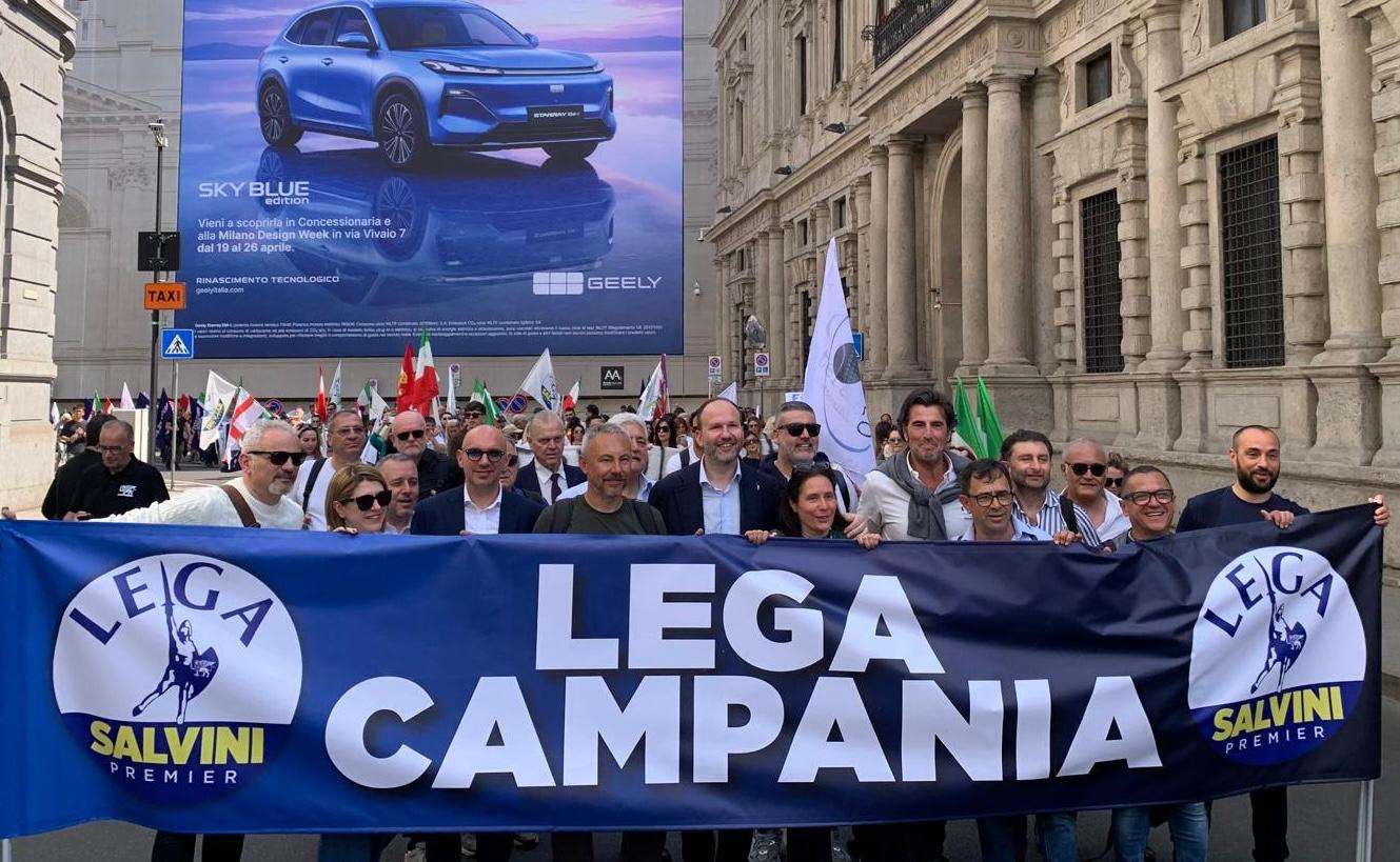 Lega, il Sannio protagonista a Milano per la manifestazione dei “Patrioti Europei”