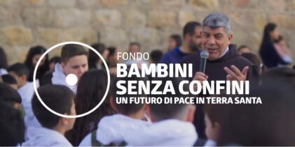 La Fondazione di Comunità di Benevento attiva il fondo “Bambini senza confini” per la Terra Santa