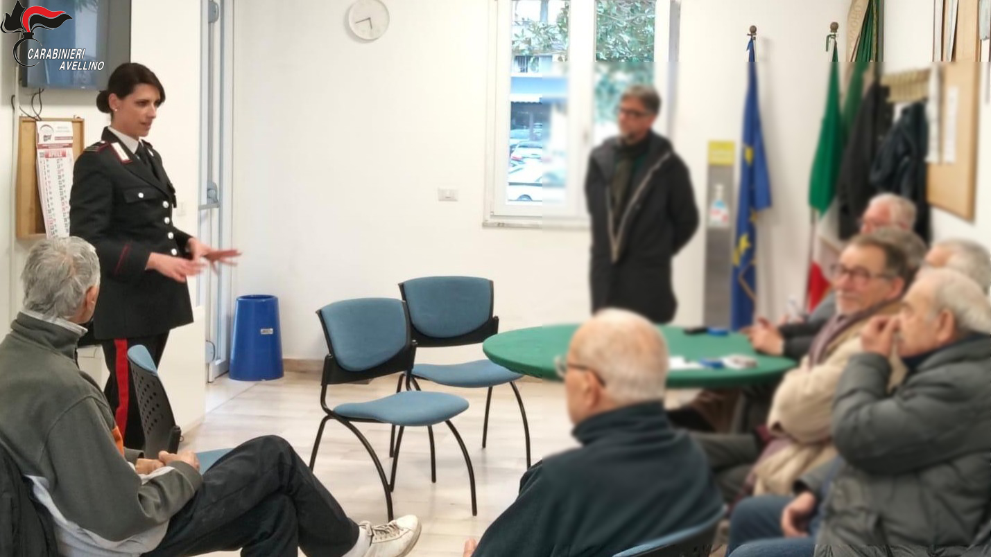 Cesinali, campagna di prevenzione delle truffe agli anziani: prosegue il programma di sensibilizzazione dei Carabinieri