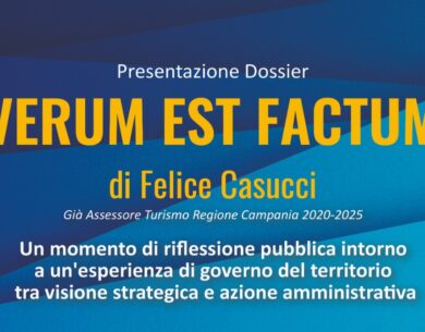 “Verum est factum”, a Telese Terme il dossier di Felice Casucci su turismo e politiche regionali