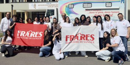 Donare per la prima volta, il gesto speciale dei ragazzi del “De’ Liguori”