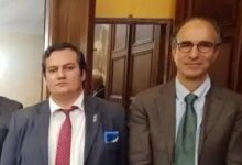 Il Presidente dell’Associazione Guerra di Liberazione di Arpaise e Benevento saluta il Questore Giovanni Nunzio Trabunella