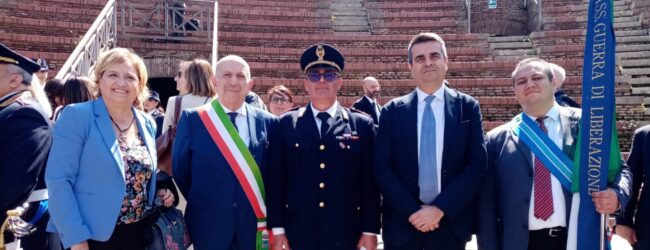 Arpaise a Benevento, ha incontrato il nuovo Questore Giovanni Leuci; congratulazioni all’Ispettore Walter Mazzone per l’encomio ricevuto