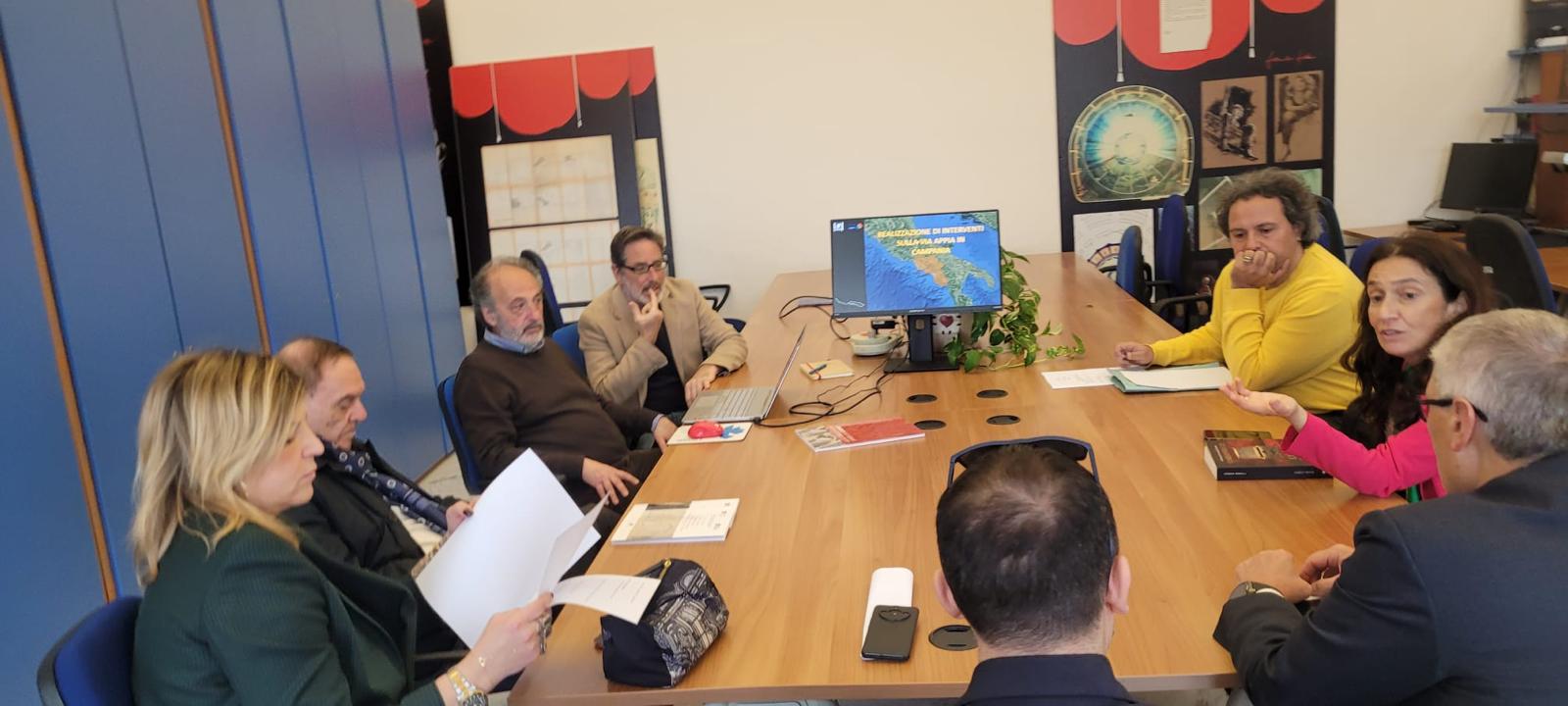 Appia in Cammino, incontro programmatico a Palazzo Paolo V