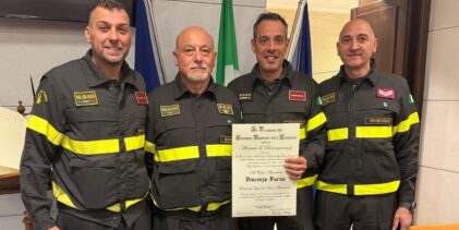 Vigili del fuoco di Benevento premiati dalla Regione Campania: salvarono 12 scout a Solopaca