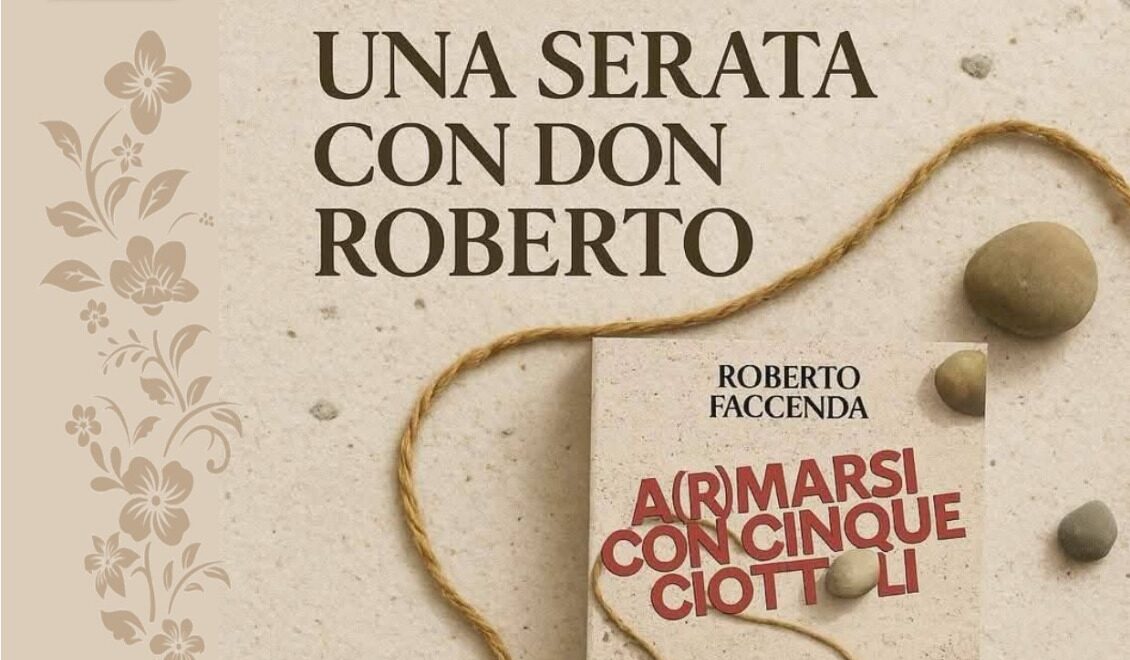 Benevento, Roberto Faccenda presenta “A(r)marsi con cinque ciottoli” al Santuario dei Cappuccini